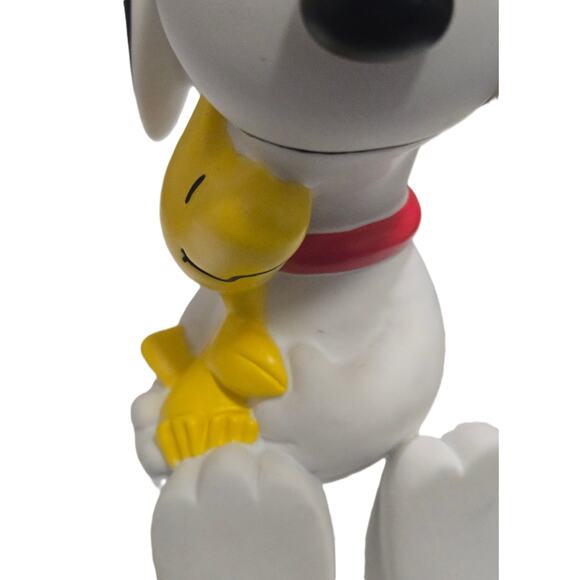 Peanuts Snoopy & Woodstock Collectible Little 7" Vintage Piggy Bank by Applause - Picture 5 of 8